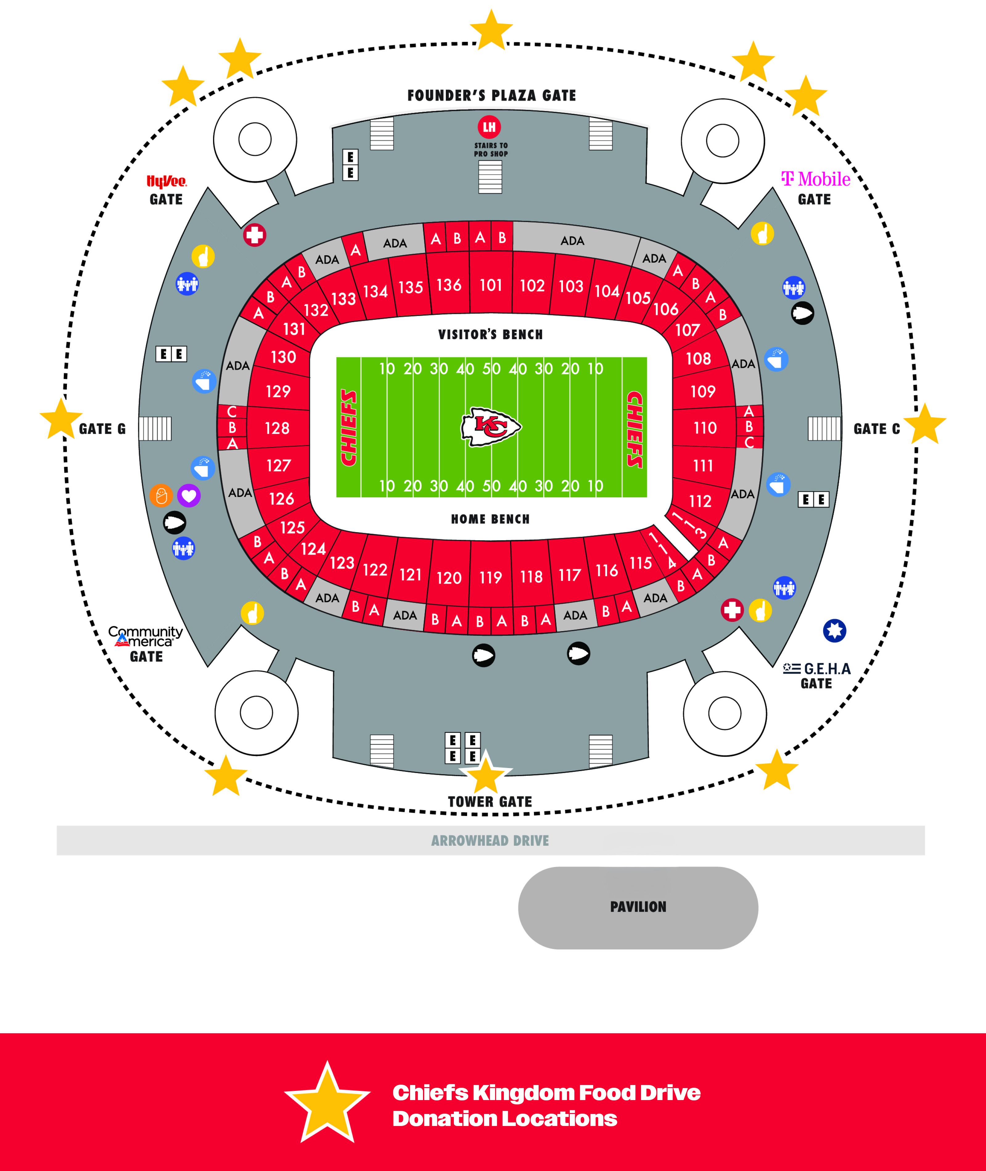 Food Drive Locations Map 4