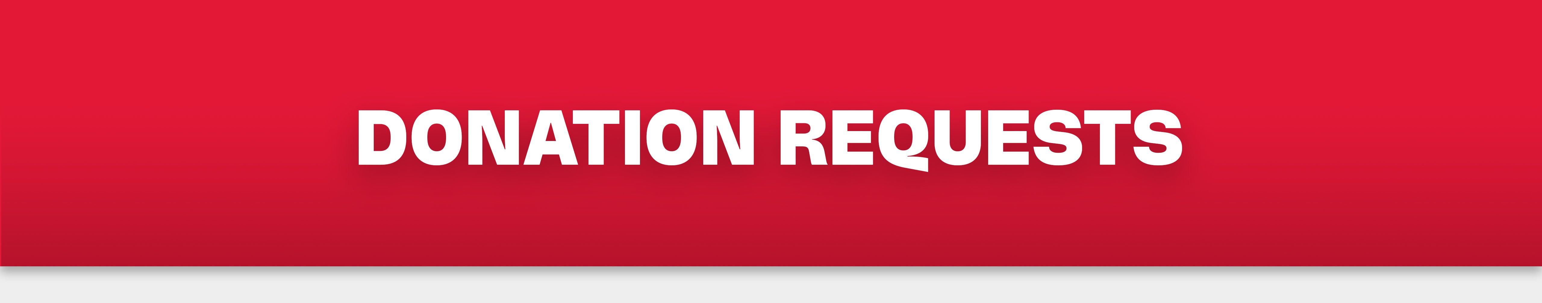 DONATION REQUESTS heaader