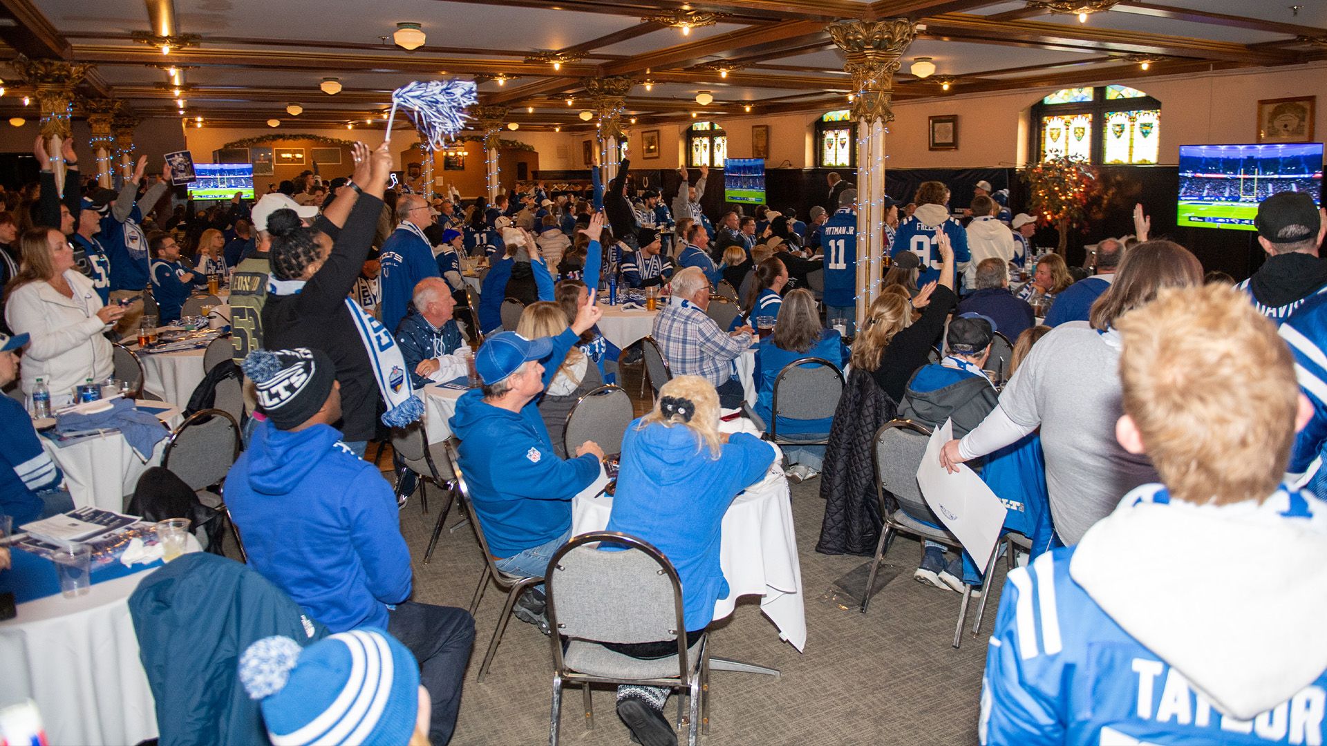 Game coverage on the Big Screen