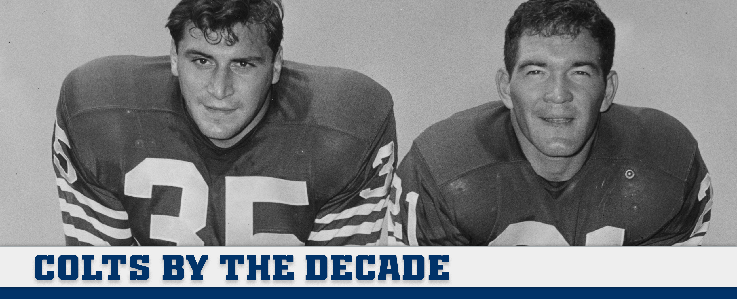 by the decade header