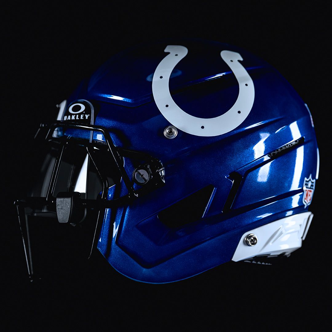 Metallic Blue Helmet