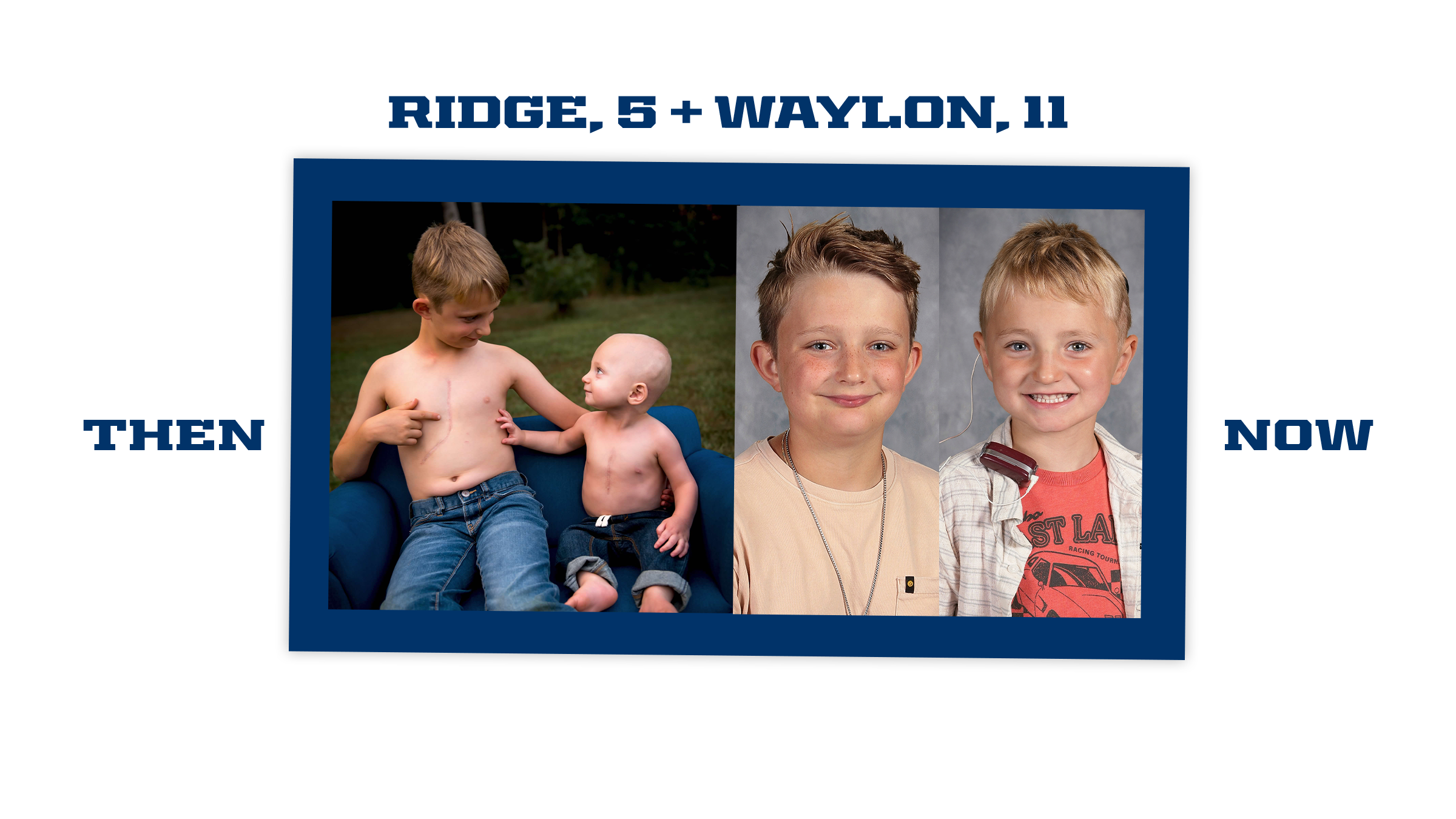 Coin Toss Kids Ridge (Age 5) & Waylon (Age 11)