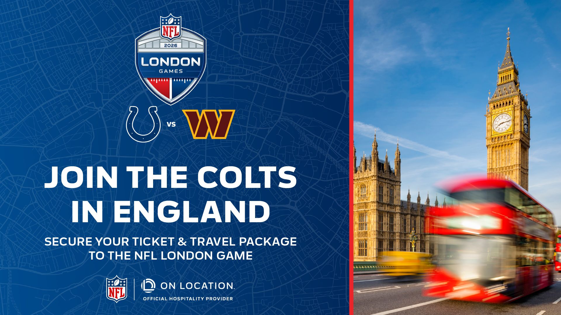 Official Colts London Ticket and Travel Packages