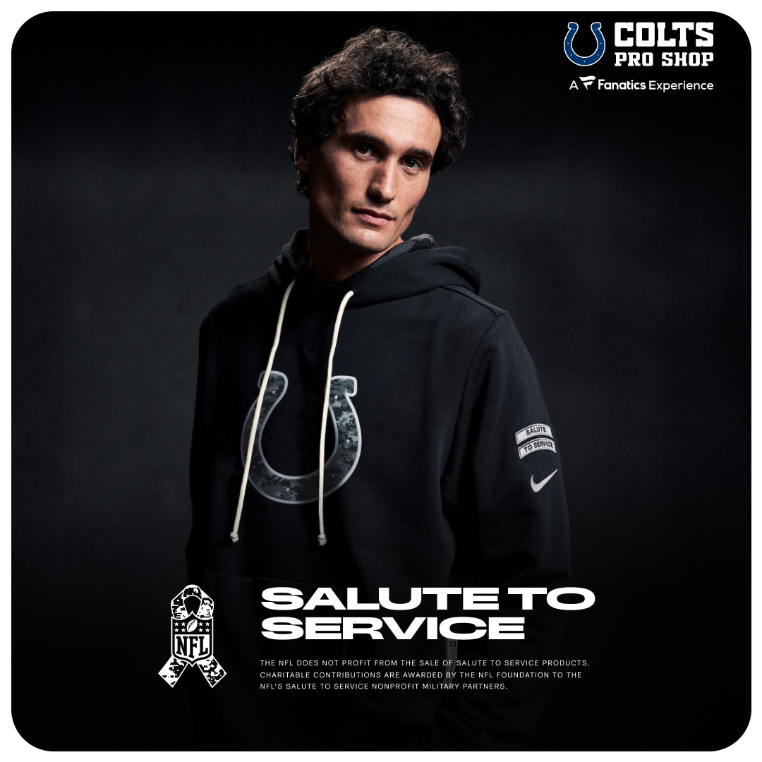 Shop the new Indianapolis Colts Salute to Service Collection here