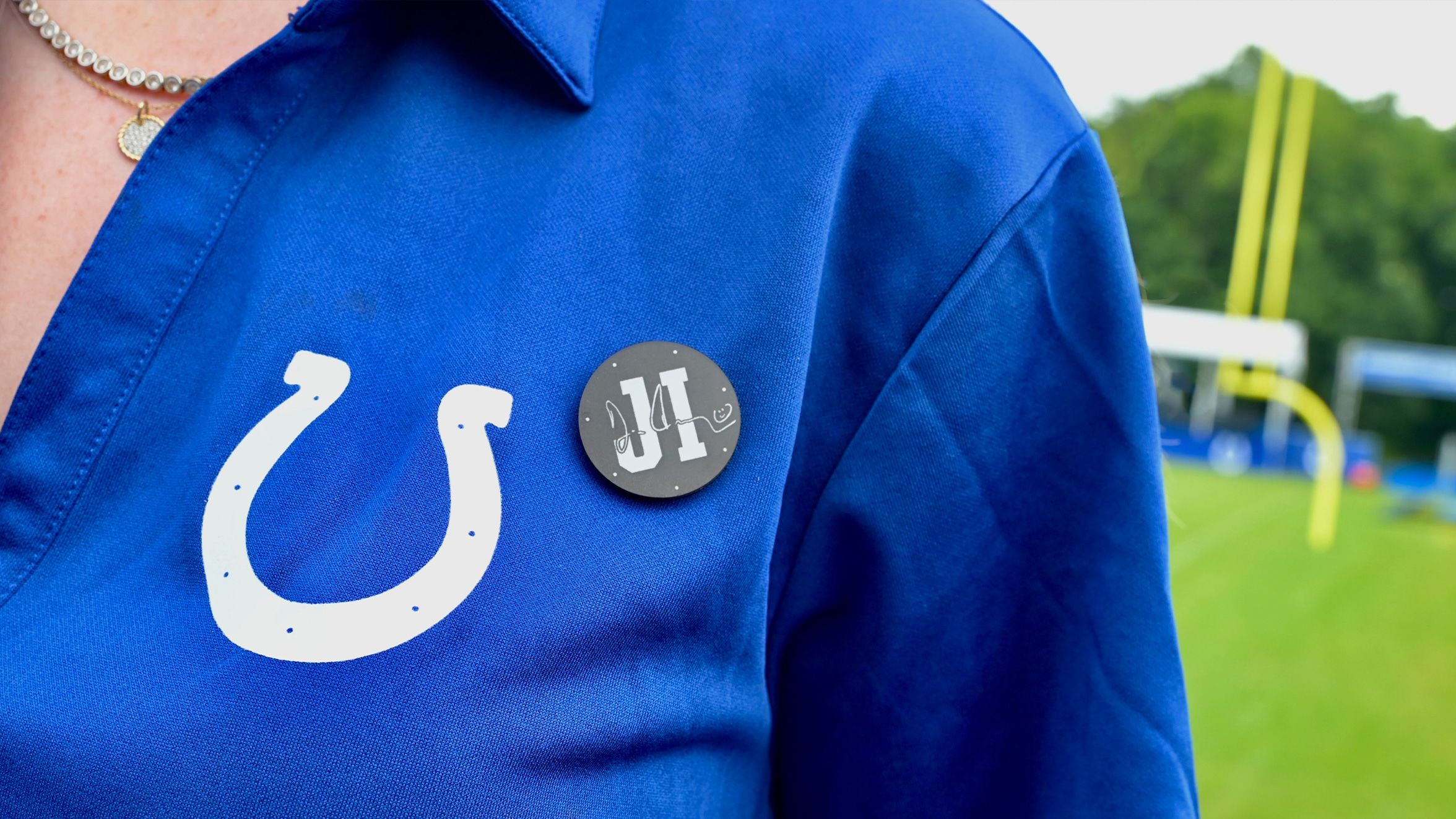 Commemorative Jim Irsay Tribute Lapel Pin