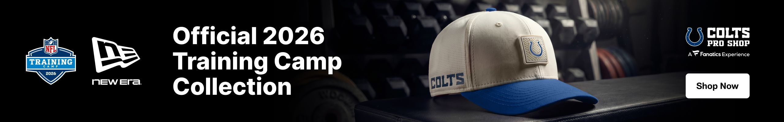 Click to shop the Colts training camp collection