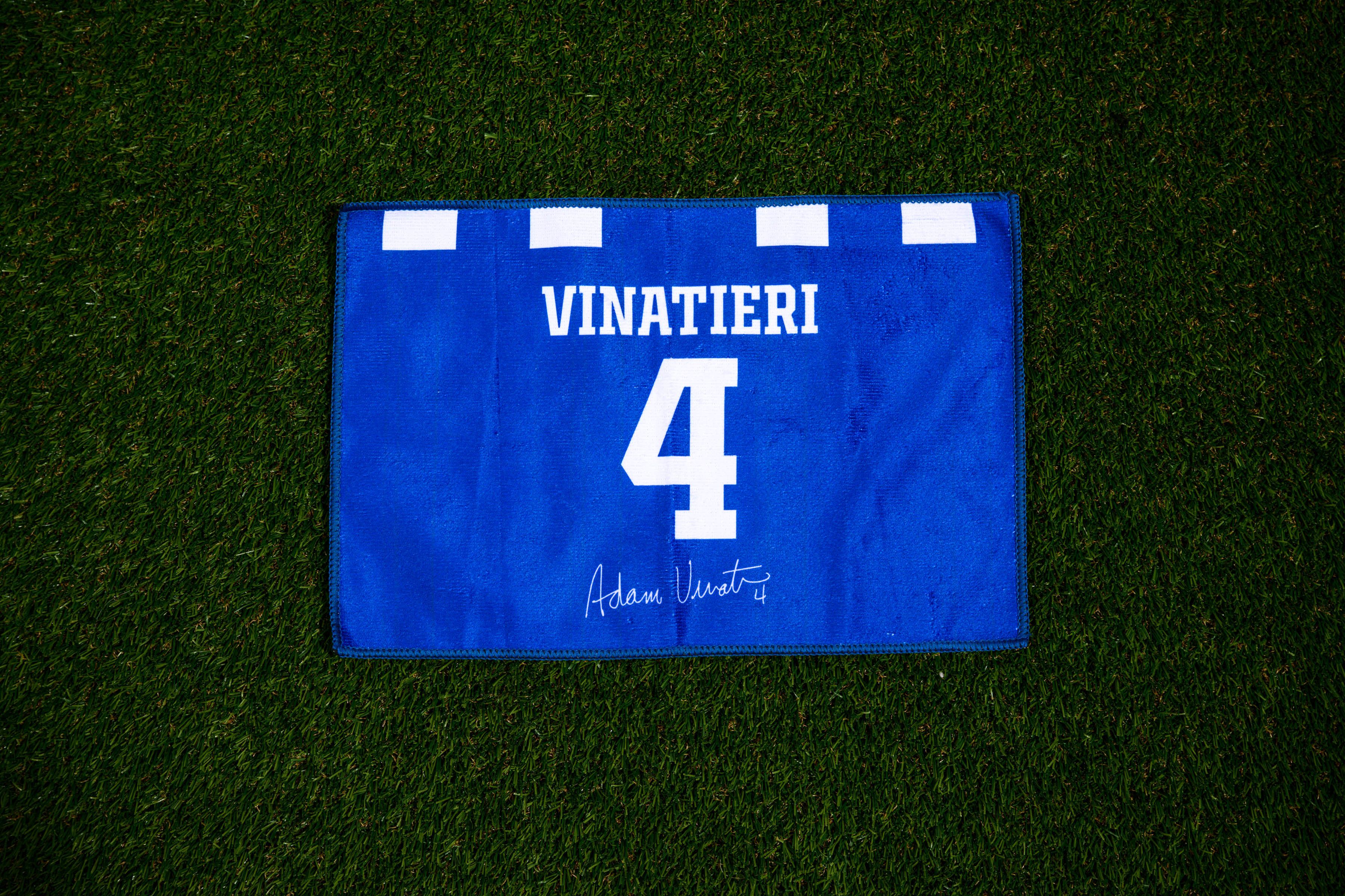 Vinatieri Jersey Rally Towels
