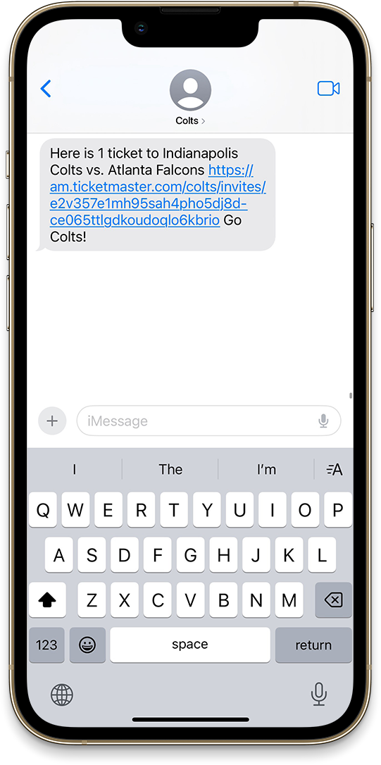 STEP 1 - VIA TEXT