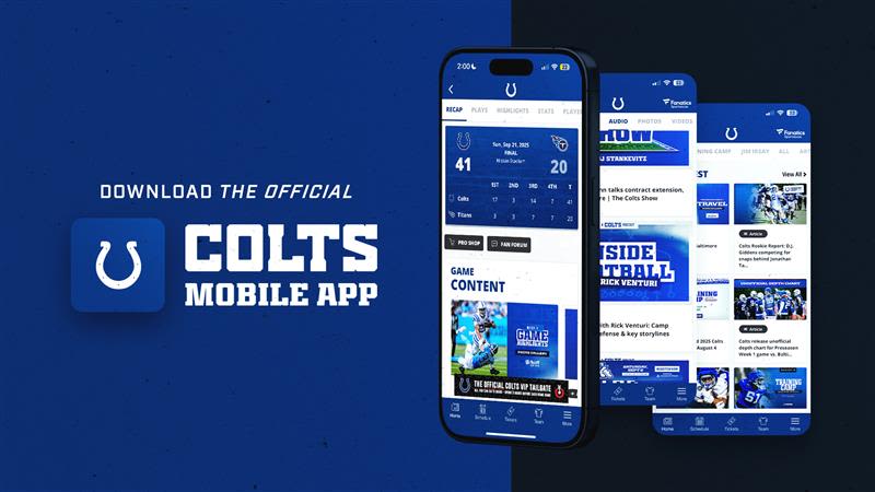 Download the official Colts Mobile App!