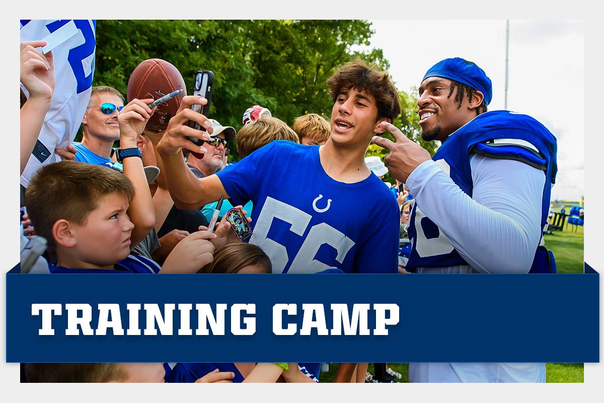 Colts training camp information