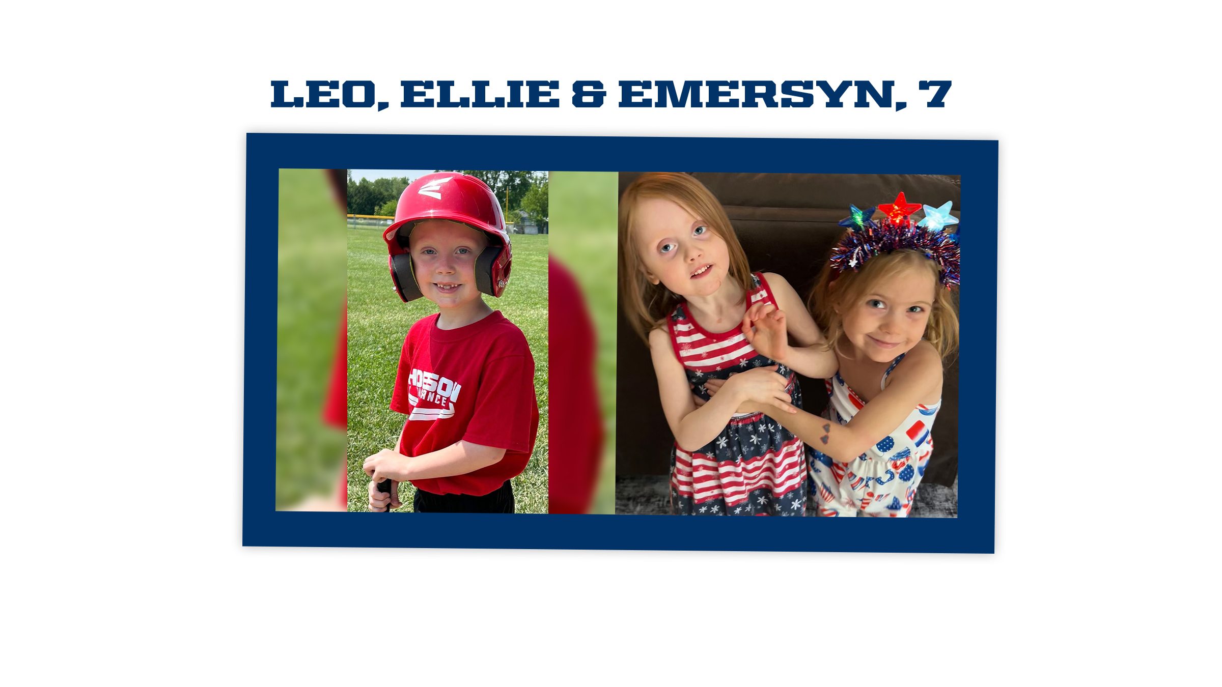 Coin Toss Kids Ellie, Leo & Emersyn (Ages 7)