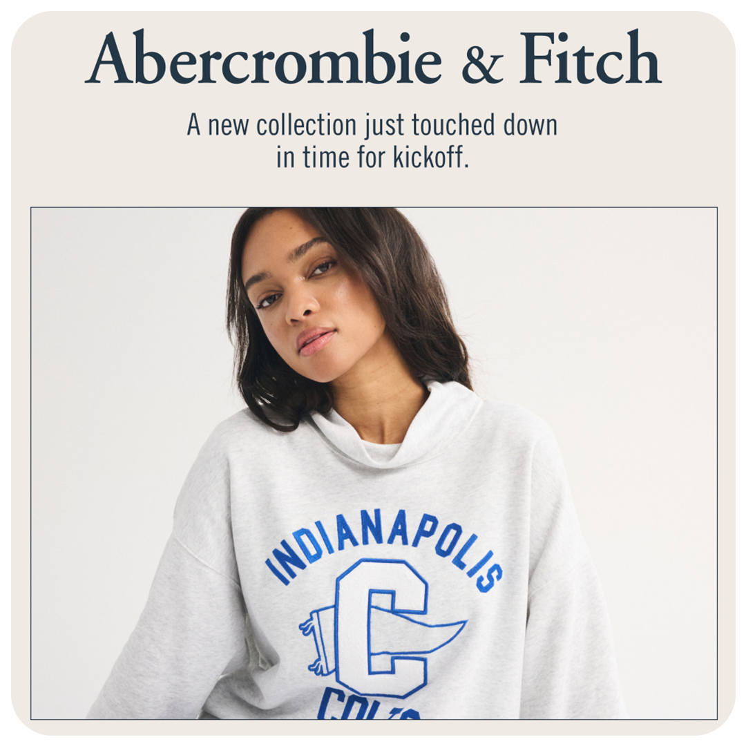 Shop the new Colts Abercrombie & Fitch Collection
