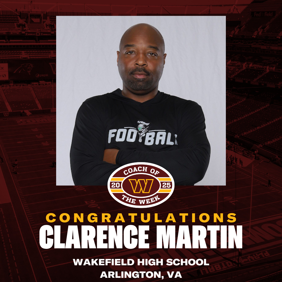 Week 8 - Coach Clarence Martin, Wakefield HS, Arlington, VA