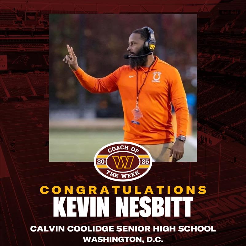 Week 2 - Coach Kevin Nesbitt, Calvin Coolidge Sr. High School, Washington, DC