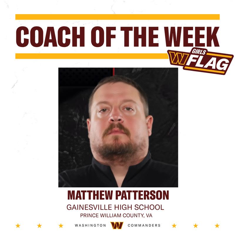 Week 5 - Coach Matthew Patterson, Gainesville High School, Gainesville, VA