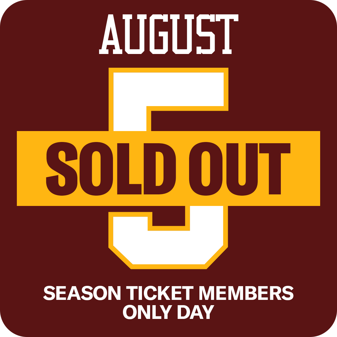 August 5th: Season Ticket Members Only Day 3