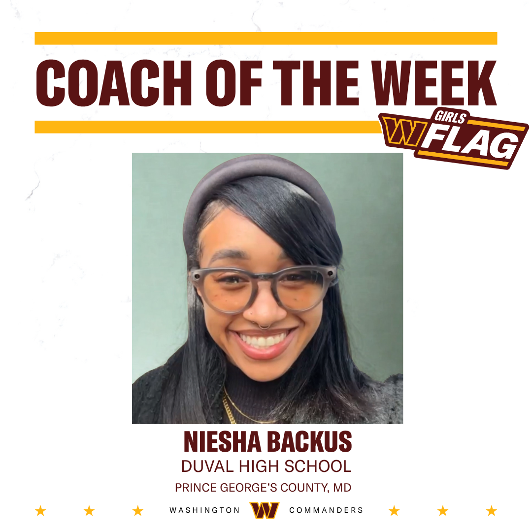 Week 4 - Coach Niesha Backus, DuVal High School, Lanham, MD