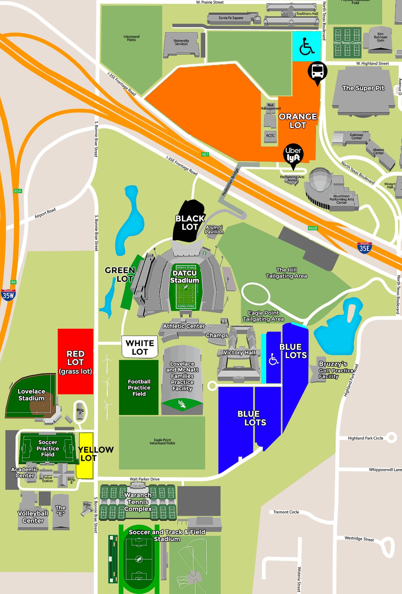 DATCU Parking Map 2024