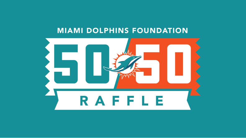 MIAMI DOLPHINS 50/50 RAFFLE