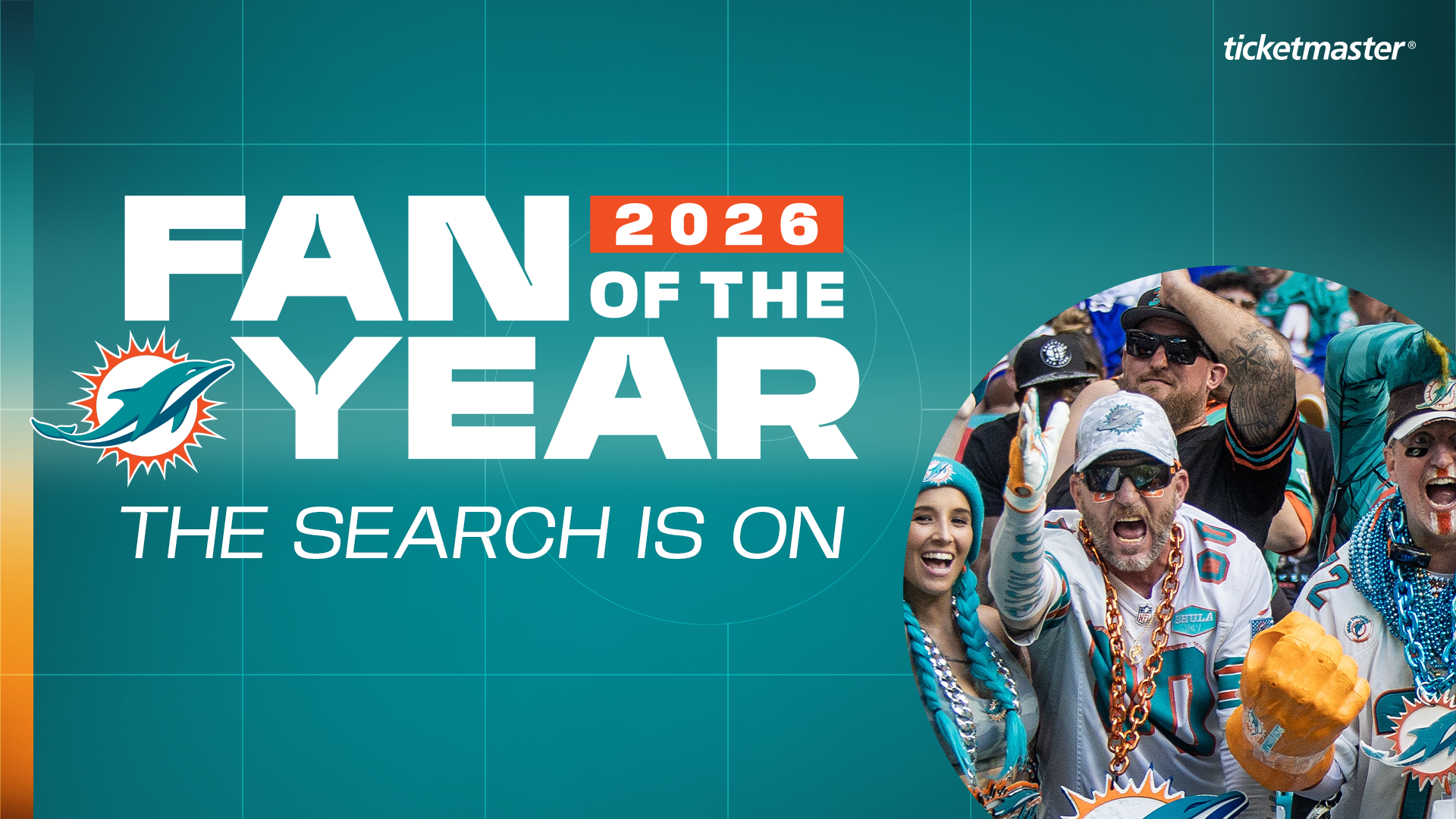 2026 Miami Dolphins Fan of the Year presented by Ticketmaster®