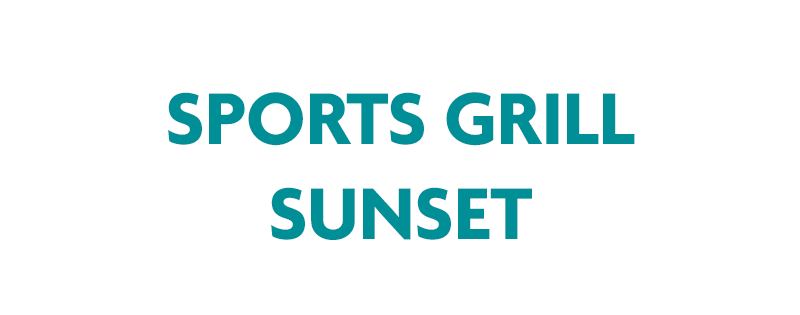 Sports Grill Sunset