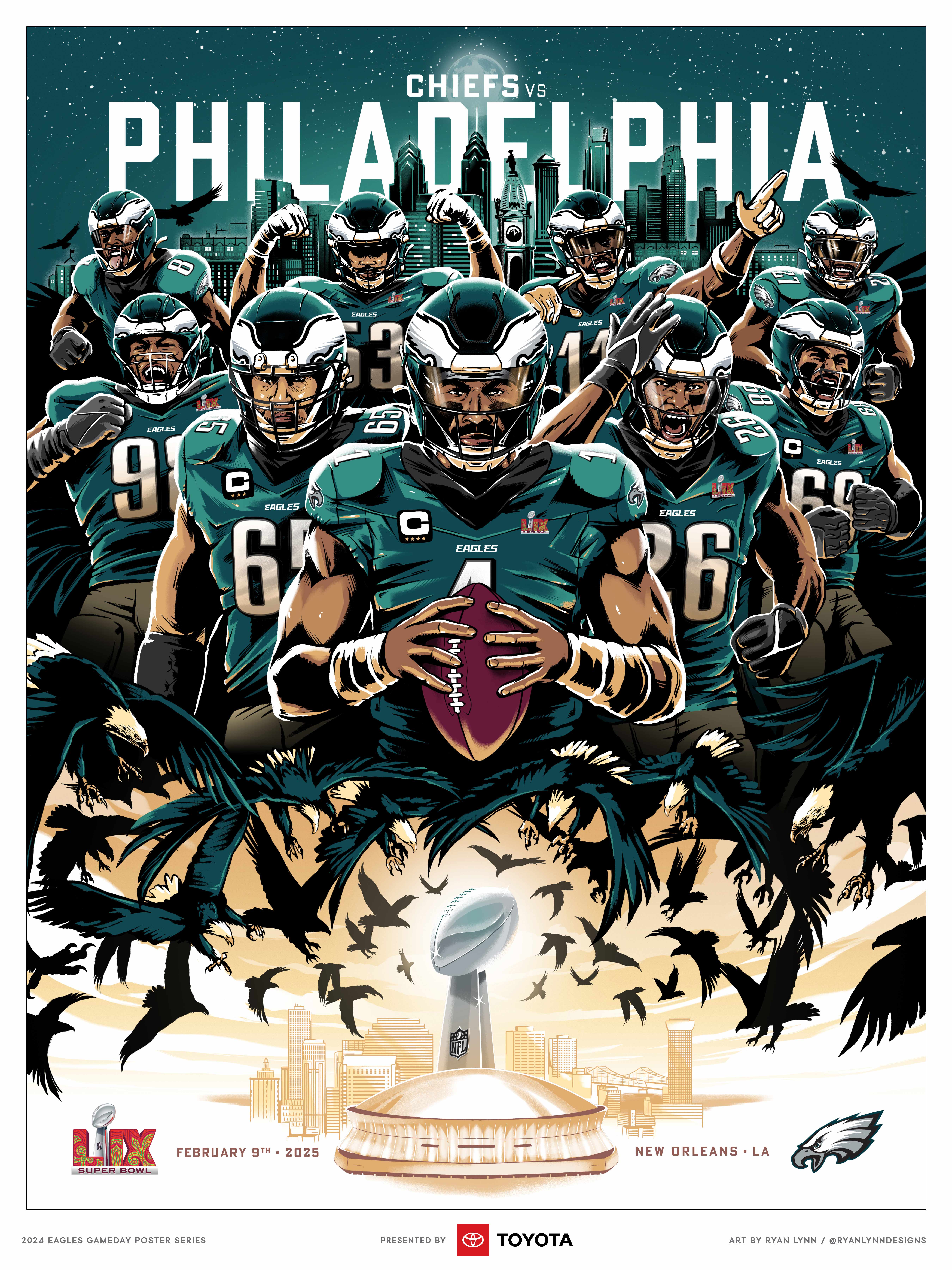 Super Bowl LIX: Chiefs vs. Eagles