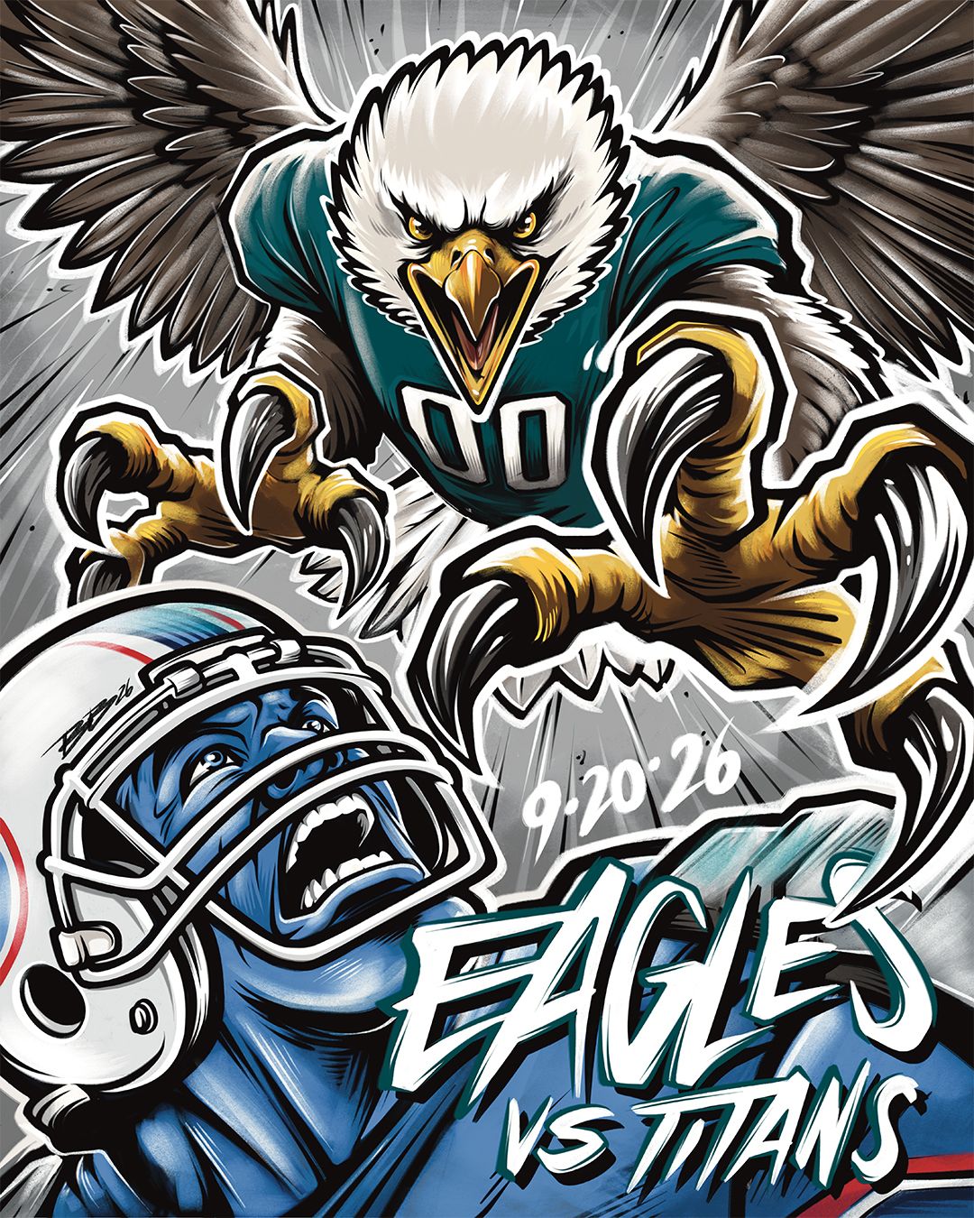 Eagles Gameday Poster presented by Toyota