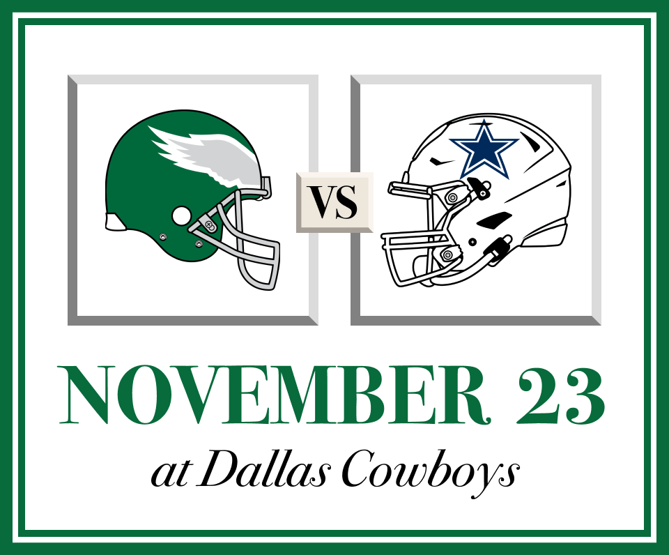 Week 12 | November 23rd at Dallas Cowboys