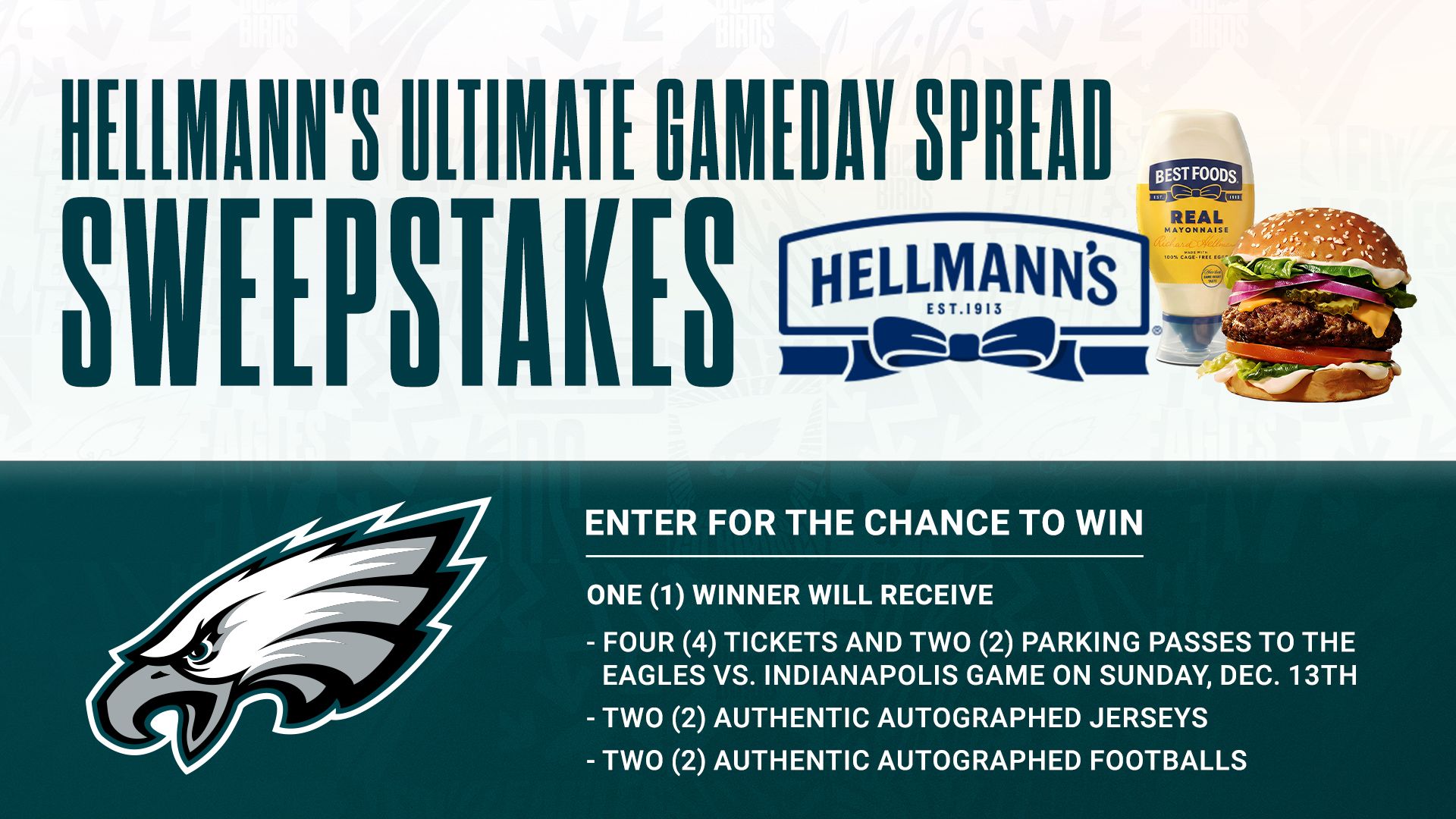 Hellmann's Ultimate Gameday Spread Sweepstakes