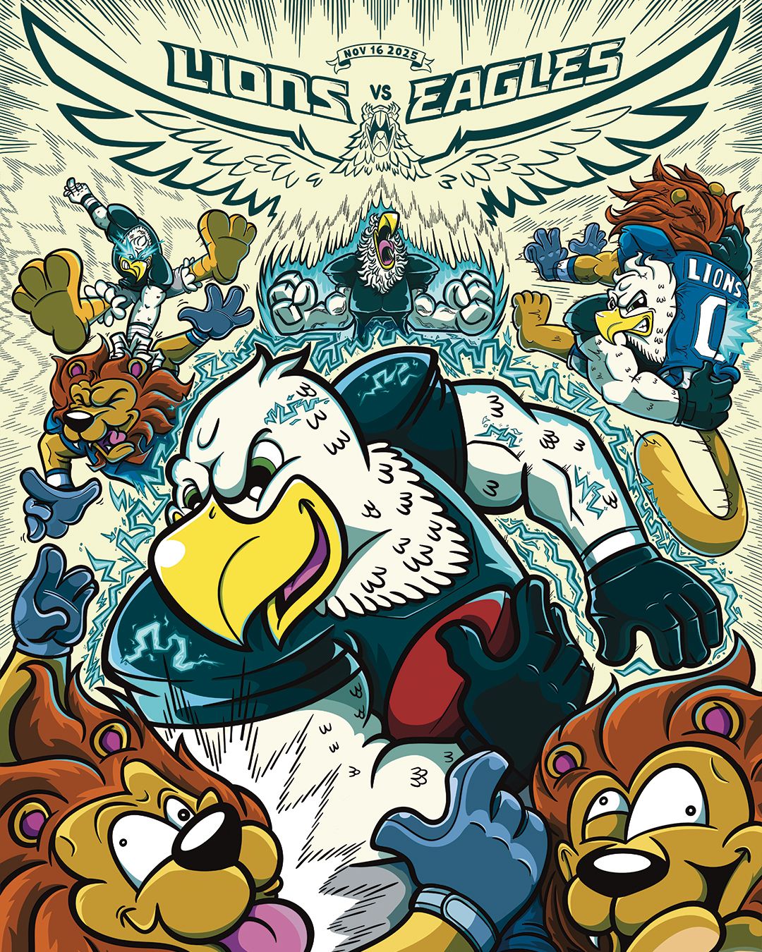 Week 11: Lions vs. Eagles