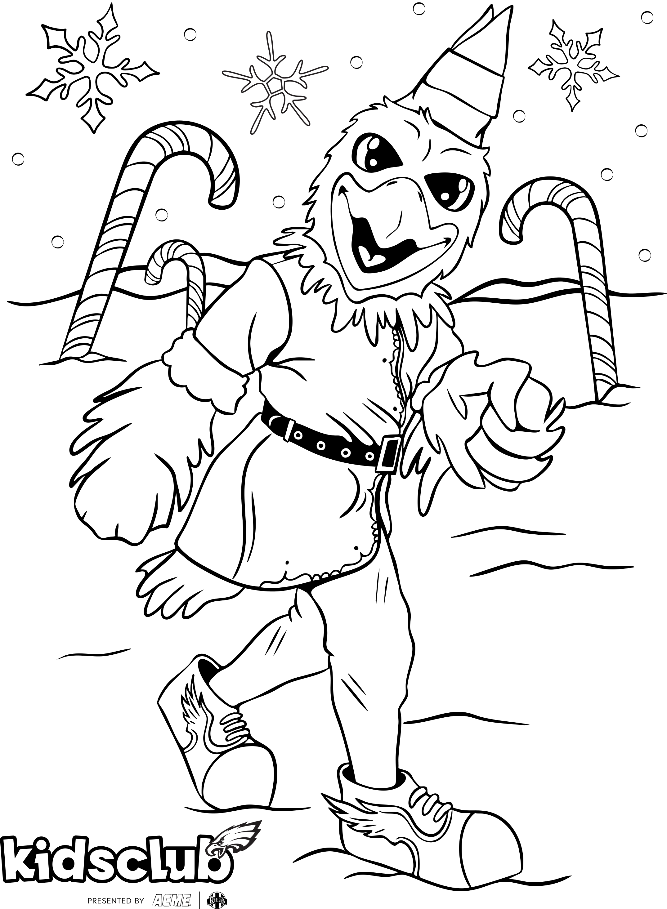 Eagles Swoop Coloring Activity