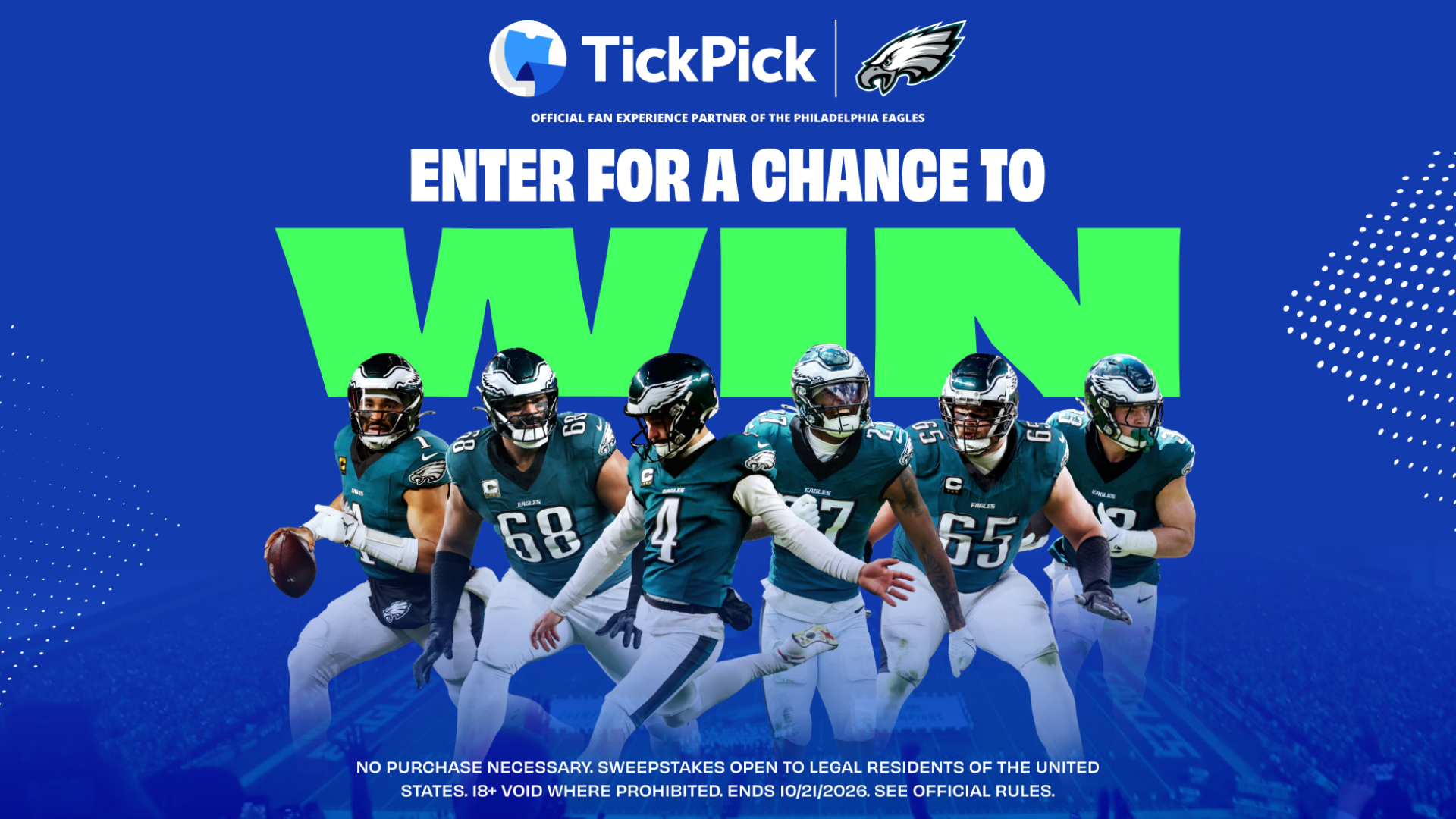 Eagles x TickPick Sweepstakes