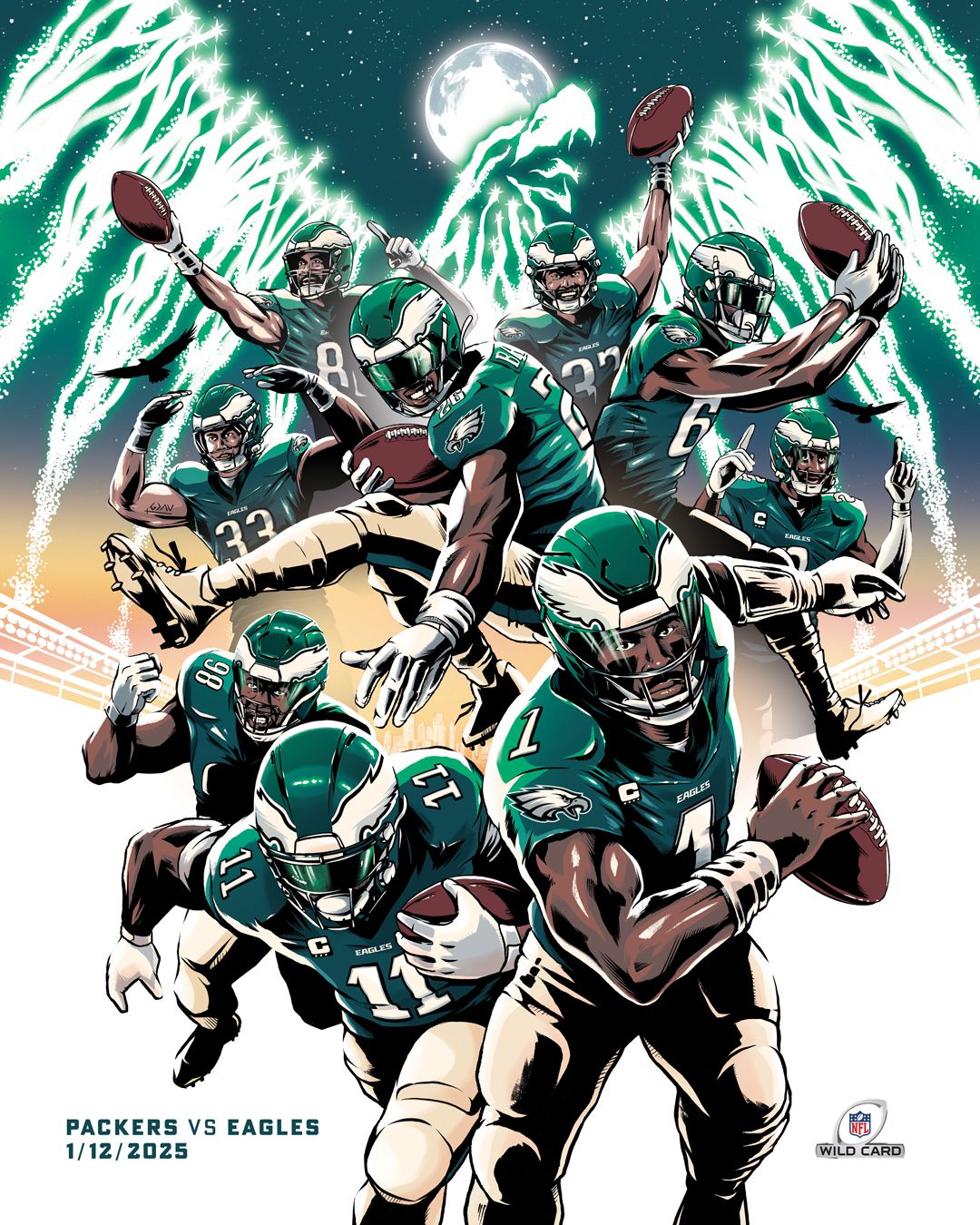 Wild Card Round: Packers vs. Eagles