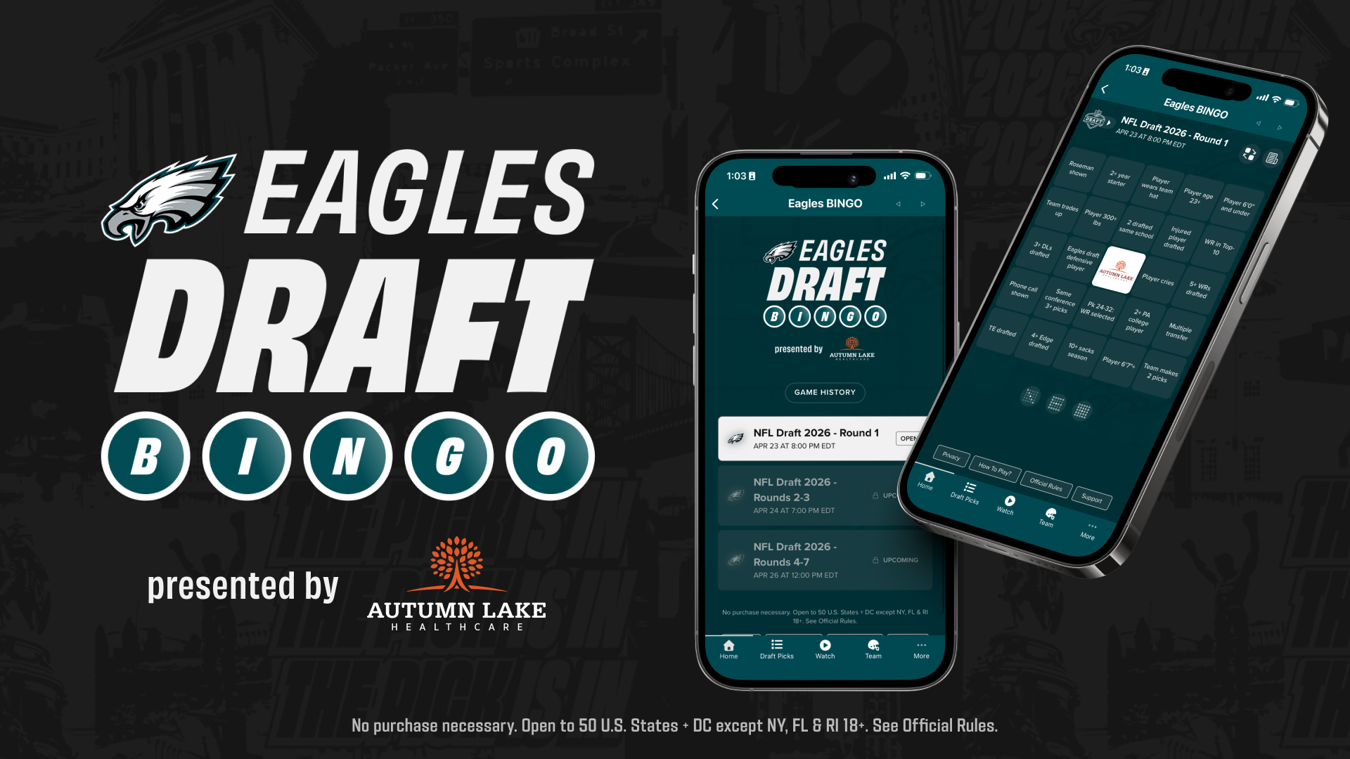 Eagles Draft BINGO