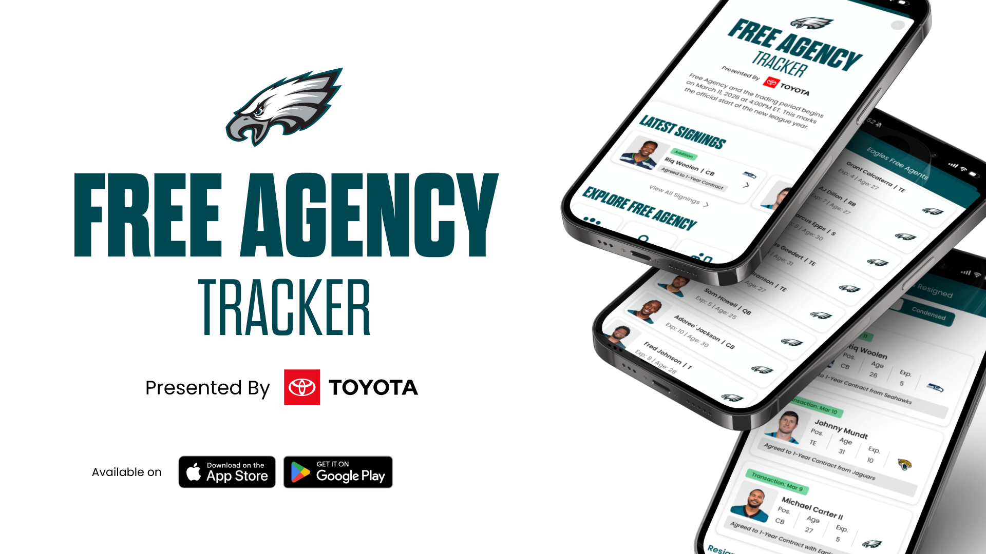 Mobile App Free Agency Tracker