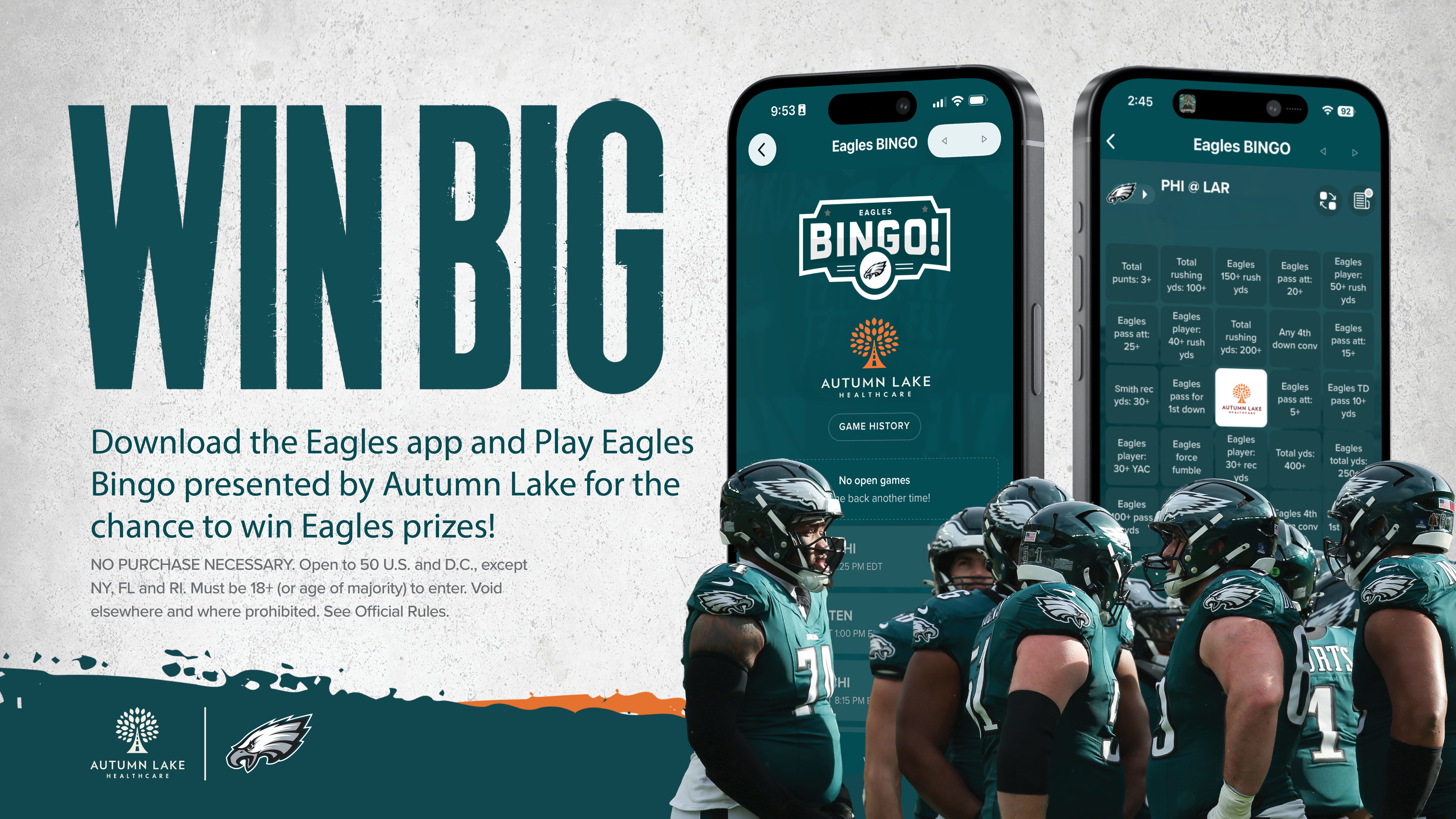 Eagles Gameday BINGO!
