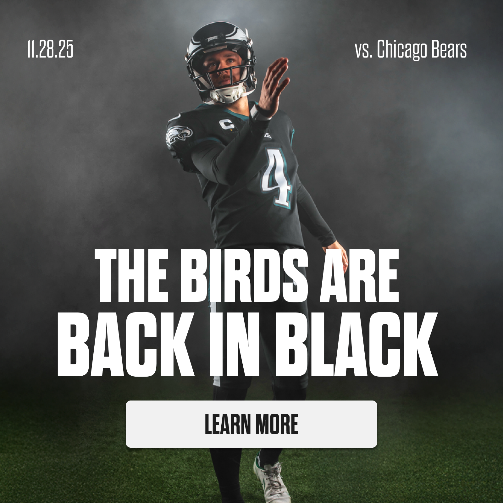 Eagles are Back in Black vs. Chicago on 11.28.25 Eagles are Back in Black vs. Chicago on 11.28.25