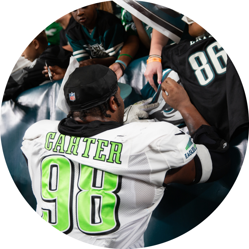 Post Practice Player Autographs