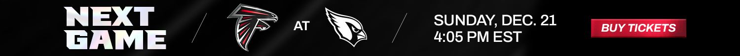 Next Game- Falcons at Cardinals- Sunday, December 21, 4:05pm