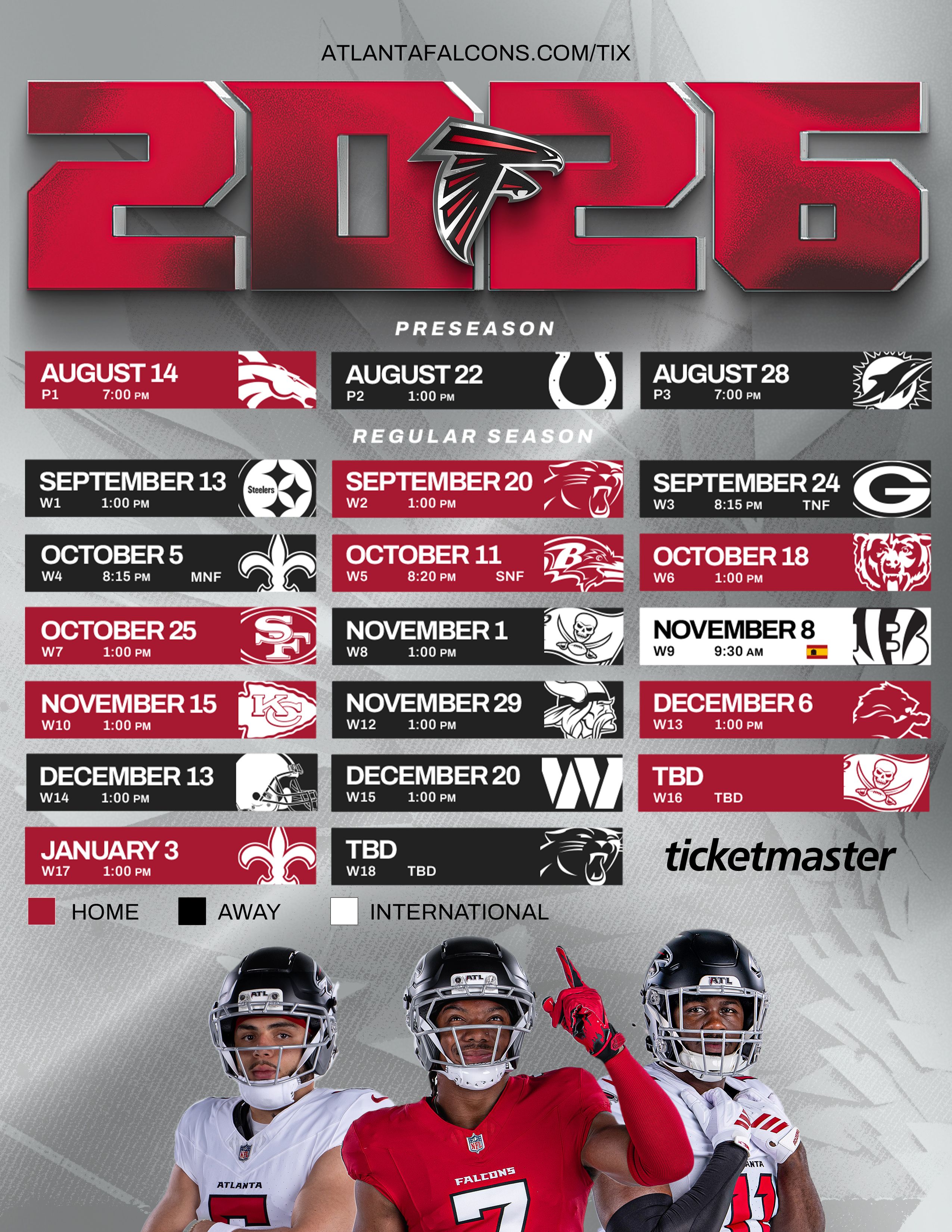 Printable Schedule
