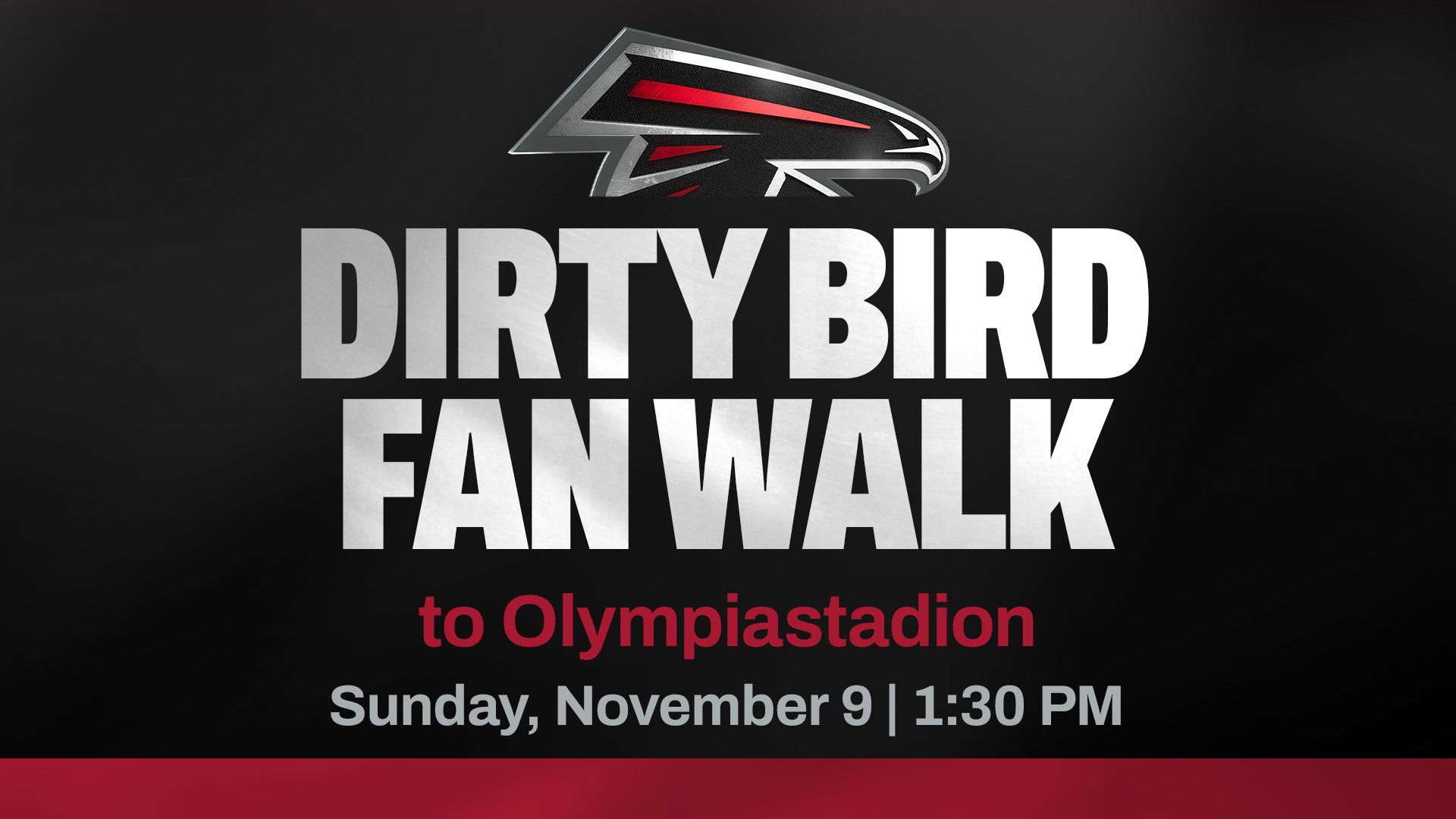 Dirty Bird Fan Walk at Olmpiastadion Sunday, November 9