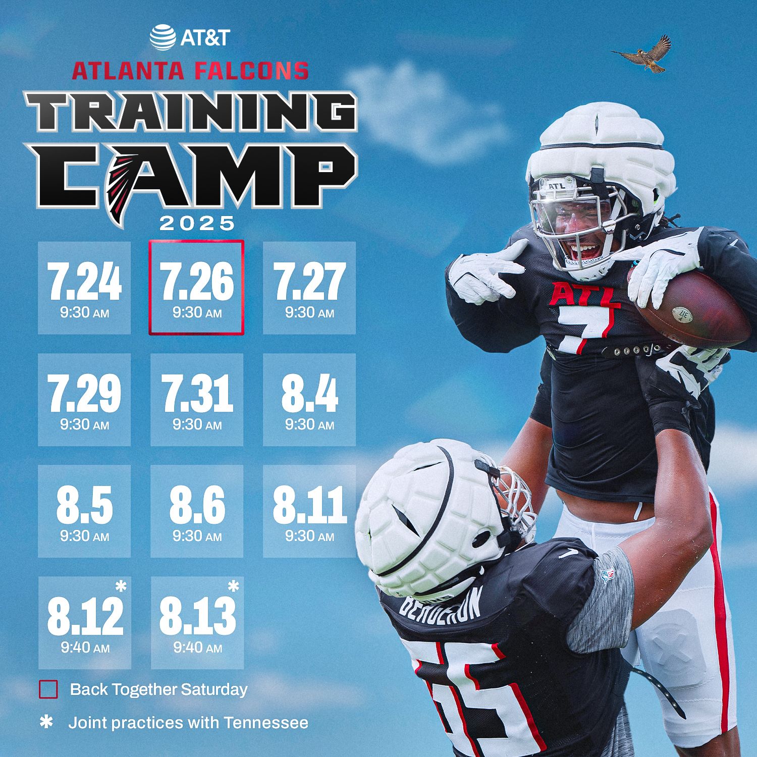Get Tickets to the Atlanta Falcons 2025 Training Camp