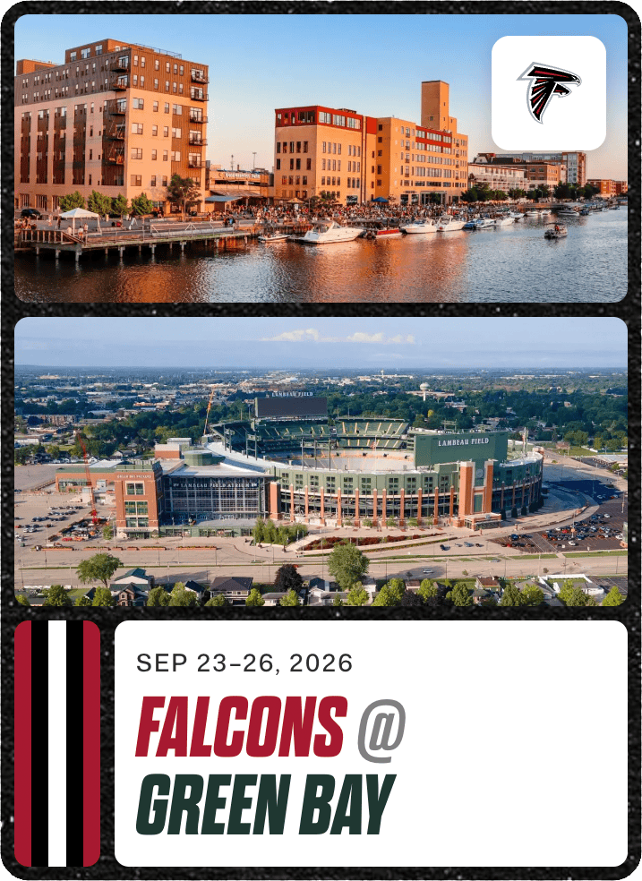 Falcons at Green Bay- Learn More