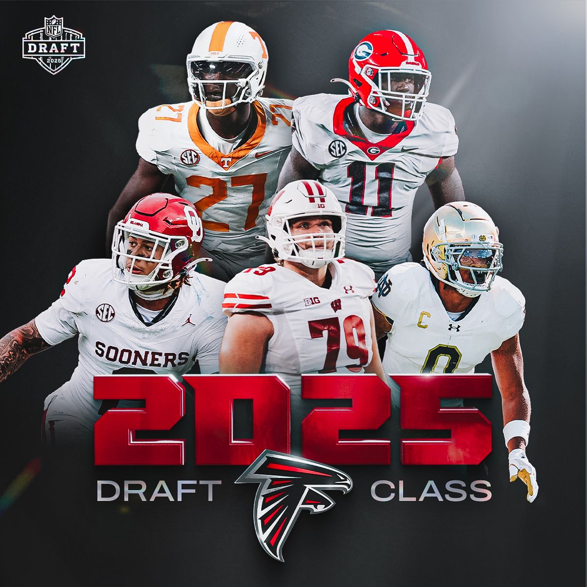 2025 Atlanta Falcons 一分钟彩票极速赛车官方网站 Draft Class