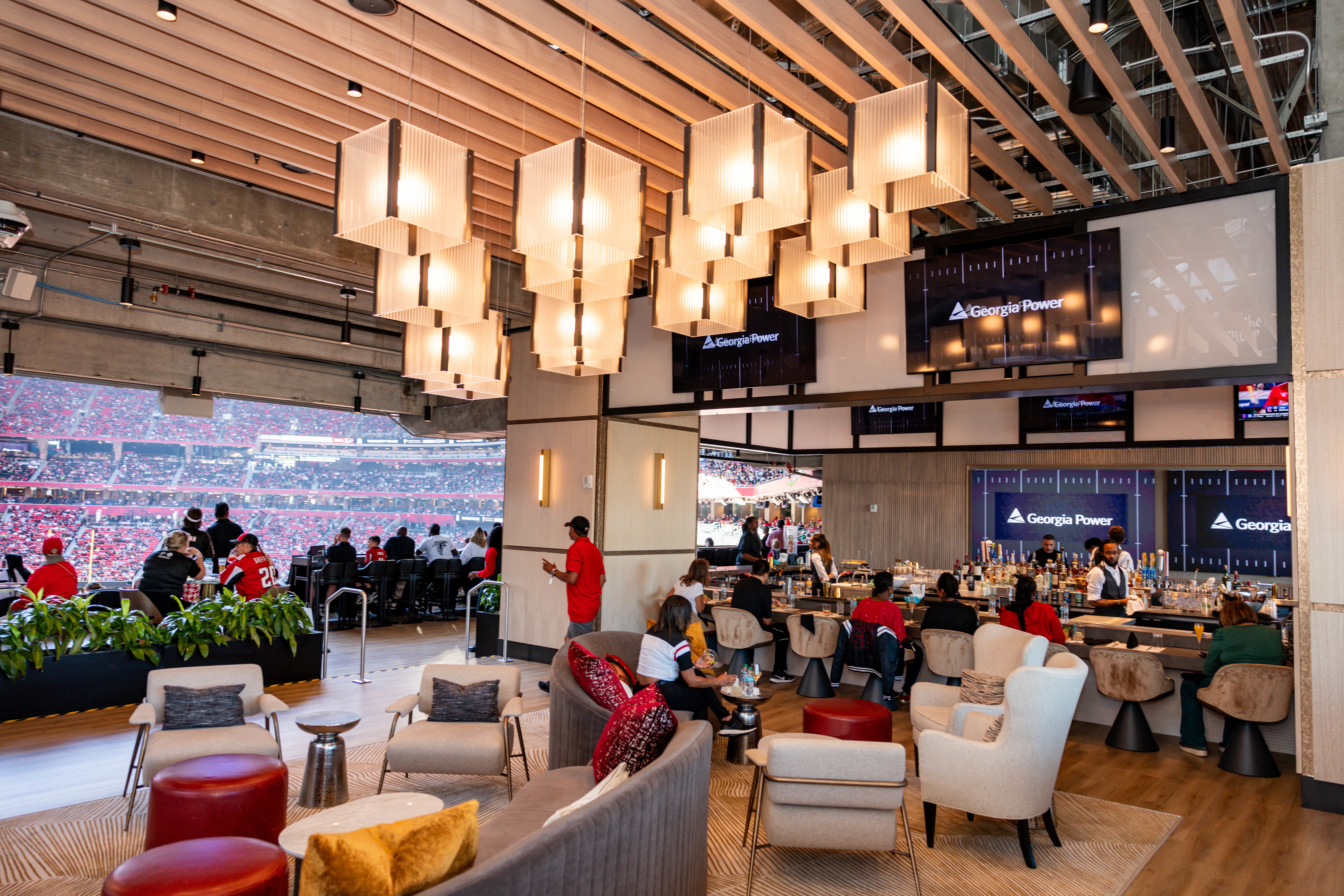 Scenes from the Week 7 game against the Seattle Seahawks at Mercedes-Benz Stadium in Atlanta, Ga. on Sunday, October 20, 2024. (Photo by Kaleigh Bish/Atlanta Falcons)