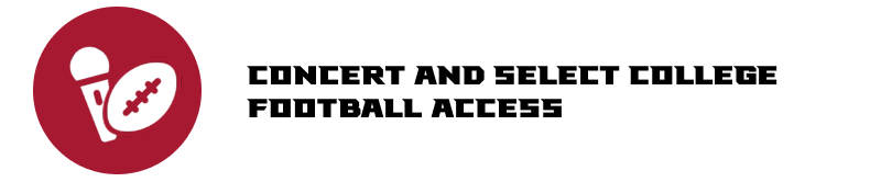 Concert and Select College Football Access