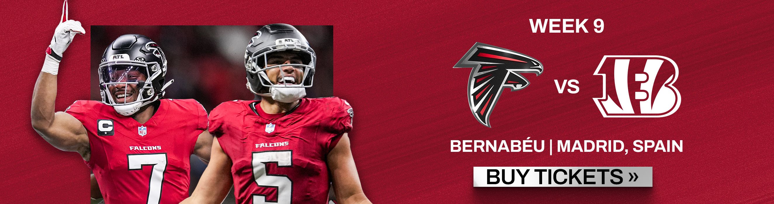 BUY TICKETS: Falcons vs. Bengals November 8