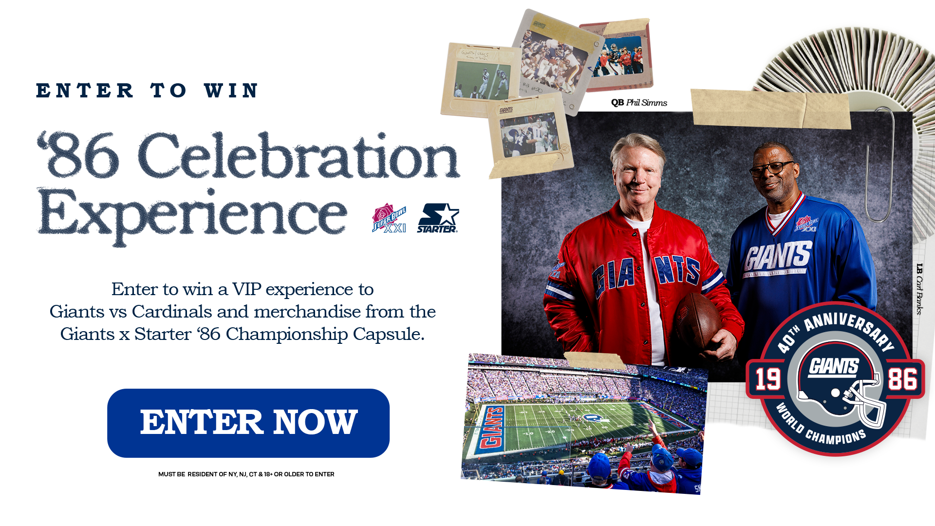 Enter to win a VIP experience to Giants vs. Cardinals and merch