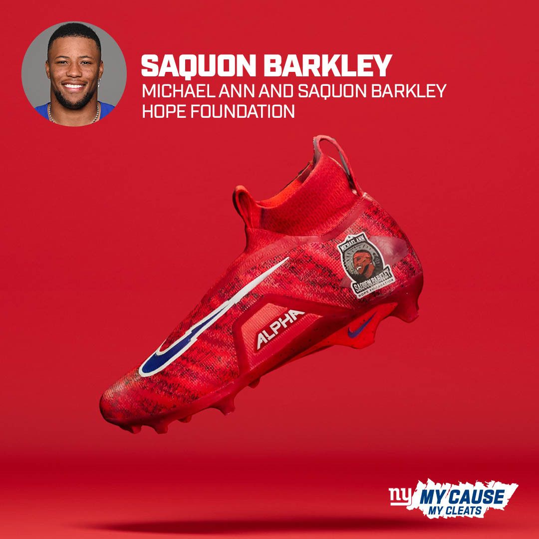 Saquon barkley cleats outlet nike