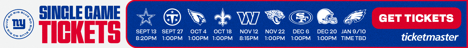 Single Game Tickets